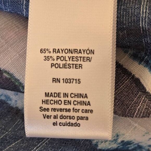 Juniper + Lime Womens Striped Button Front Long Sleeve Blouse Multicolor Small - Picture 7 of 11